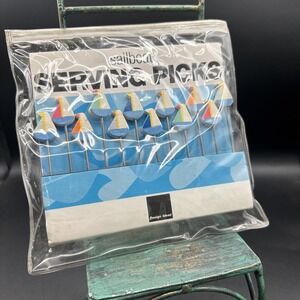 New Design Ideas Sailboat Serving Picks Hors d'oeuvres Snacks Pack 12 Boats